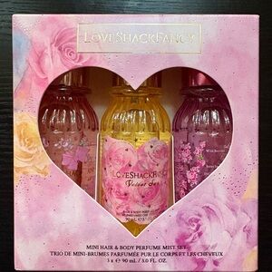 LOVESHACKFANCY NEW Mini Hair And Body Mist Perfume Discovery Set